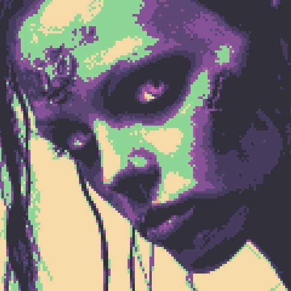 Retrolium pixel art filter example